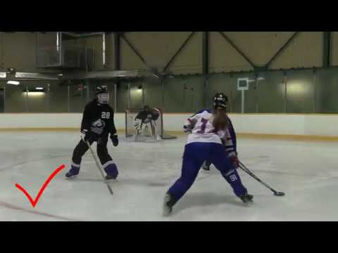 Ringette - drive skating as an offensive tool