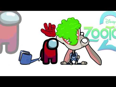 Mini Crewmate Kills Madness Zootopia2 Characters | Among Us