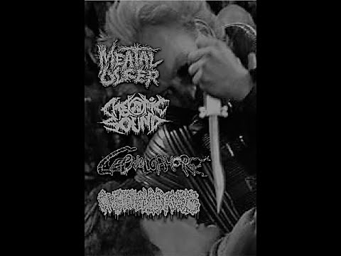 CEPHALOPHORE / CYSTOBLASTOSIS / MEATAL ULCER / CHAOTIC SOUND "DEATH TO FALSE GRIND" 4way tape (2016)