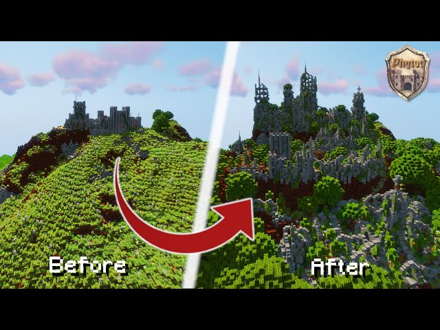Hill Of Chains - A Medieval Ruined Castle + Village! Minecraft Map