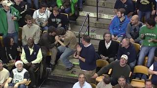 Boston Celtics fan Jeremy Fry dances to Bon Jovi&#39;s &quot;Livin&#39; on a Prayer&quot;