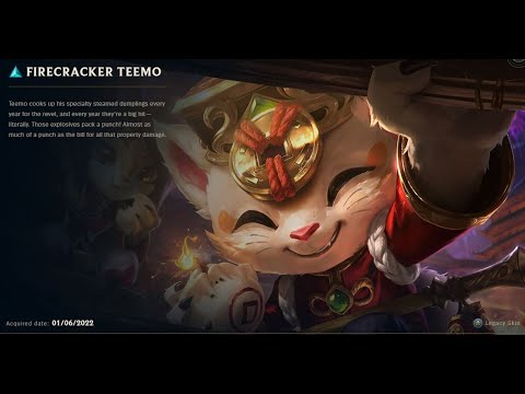 FIRECRACKER TEEMO SKIN SPOTLIGHT-MASSIVE UPDATE-04-30-2024