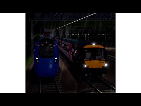 British Railway: Avonhill to Cuffley onboard the Bloo 803 class. SPED UP!