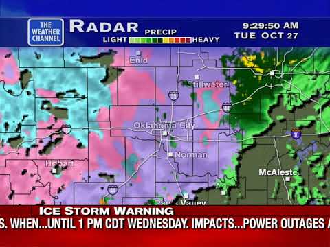 Winter Storm Billy: Oklahoma City, OK - 10/27/2020