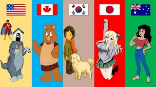 Cartoons From Different Countries | Pt.92