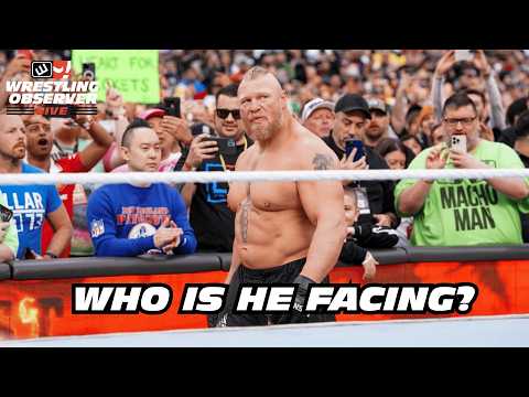 Who is Brock Lesnar facing at WrestleMania? | Wrestling Observer Live