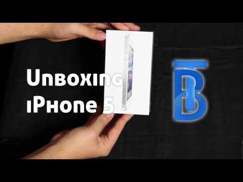 Apple iPhone 5 16GB White Unboxing [German/Deutsch]