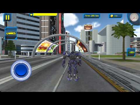 Flying Bike Steel Robots Video