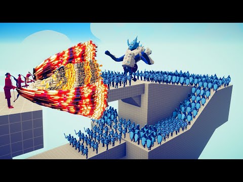 100x ICE ARMY + ICE GIANT vs 3x EVERY GOD - Totally Accurate Battle Simulator TABS
