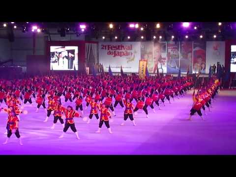 Festival do Japão 2018 - Show de apresentação de taiko (tambor) de Okinawa