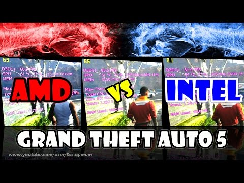 CPU WAR: Core i7 920 vs. Phenom II X4 965 | GTA V/5 | Split-screen Comparison