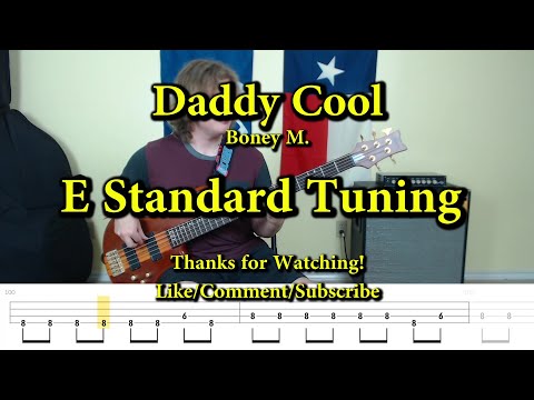 Daddy Cool - Boney M. (Bass Cover with Tabs)