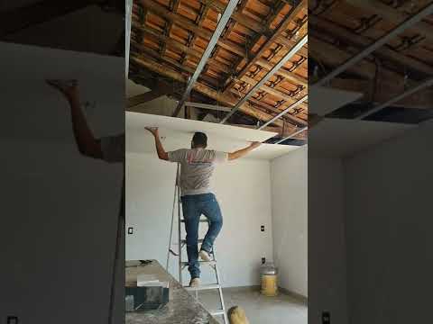 como colocar placas de drywall sem ajudante!!!!!!!