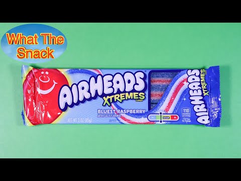 Airheads Xtremes Sour Belts Bluest Raspberry