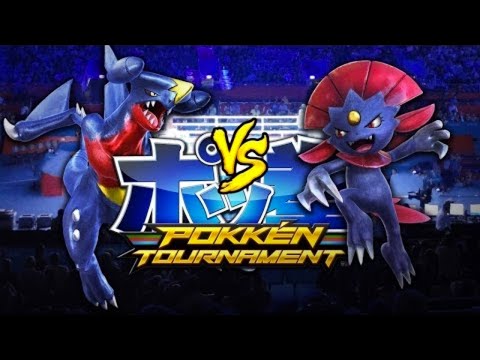 Pokken Tournament DX Garchomp vs Weavile Gameplay HD