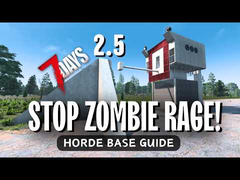 Zombies Ignore These Supports! | 7 Days to Die 2.5 Tutorial
