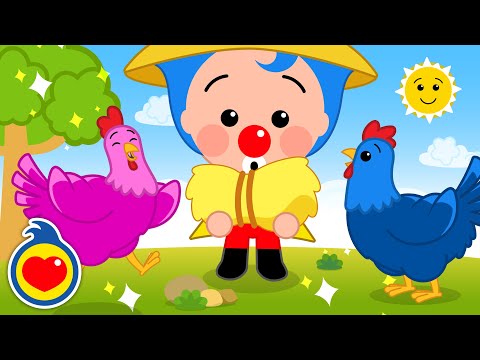 Gallinas y Pollitos de Colores | Aprender Colores con Canciones Infantiles #3 | Plim Plim