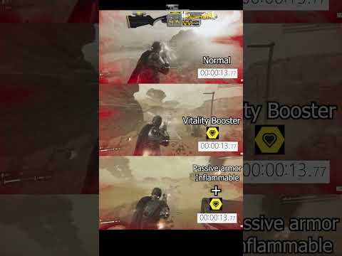 Double-Edge Sickle comparison with Booster/armor #helldivers2 #gaming #helldivers