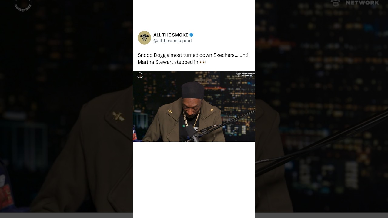 Martha Stewart saw an opportunity Snoop Dogg didn't 👀