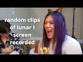 random clips of lunar I screen recorded