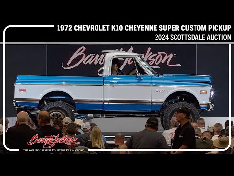 SOLD! 1972 Chevrolet K10 Cheyenne Super Custom Pickup - BARRETT-JACKSON 2024 SCOTTSDALE AUCTION