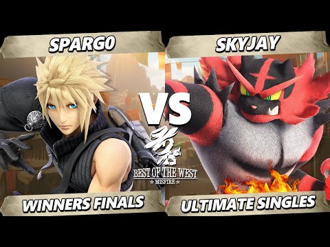 Best of the West II WINNERS FINALS - Spargo (Cloud) Vs. SkyJay (Incineroar) Smash Ultimate - SSBU