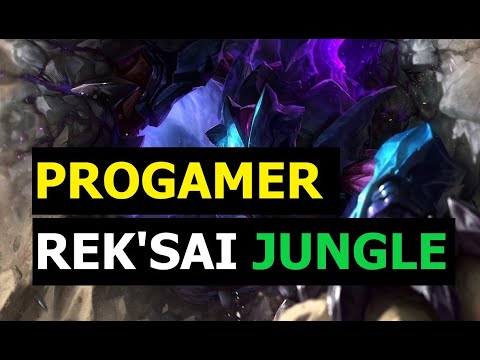 Progamer Play Rek'Sai Jungle Ranked Patch 9 8 S9 Korean Pro Replays
