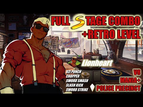 Streets of Rage 4/ V8/ Mania+/ Adam/ Police Precinct Full Stage Combo + Retro Level (206k)!