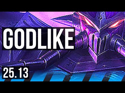 KASSADIN vs SETT (MID) | 6 solo kills, 12/2/4, Godlike | EUW Diamond | 25.13