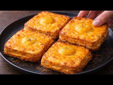 You've never had such a delicious breakfast before – bread pizza sandwich recipe straight from the o