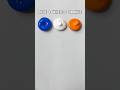 Blue + White + Orange = What Color? 🤯 You Won’t Believe It! 🔥🎨 #satisfying #colormixing #shorts