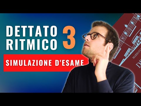 Dettato Ritmico N°3 M. Fulgoni: simulazione d'esame 2026