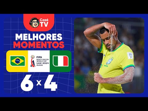 Brasil vence a Itália e é hexa da Copa do Mundo de Futebol de Areia