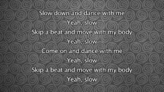 Kylie Minogue - Slow, Lyrics In Video
