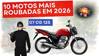 Quanto Custa o Seguro das 10 Motos Mais Roubadas em 2026 em SP: Nº7 Honda CG 125