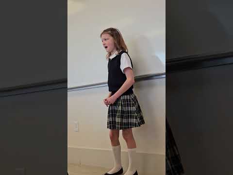 moriyah age 10 performing sick by shel silverstein