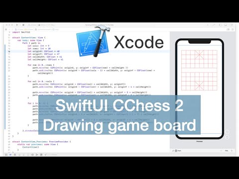 SwiftUI CChess 2 | Drawing game board with for loops