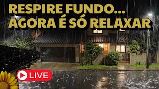 🔴RELAXE... Você Encontou o SOM de CHUVA Certo para DORMIR🌧️💤