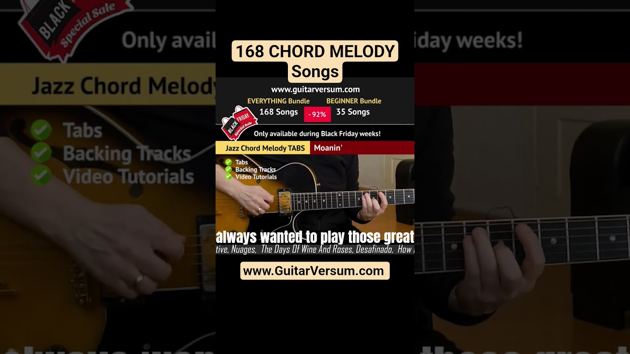 168 Jazz Standards for Solo Jazz Guitar #chordmelody #jazzguitarlessons