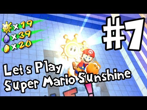 DinosaurFriend plays Super Mario Sunshine - Part 7: Sirena Beach/Hotel Delfino
