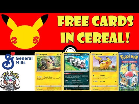 New Pokemon TCG Cereal Promos are Coming - Free Pokemon Cards! (Pokémon TCG News)