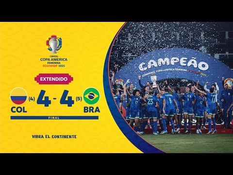 COLOMBIA (4) 4-4 (5) BRASIL | Highlights | FINAL CONMEBOL Copa América Femenina 2025™