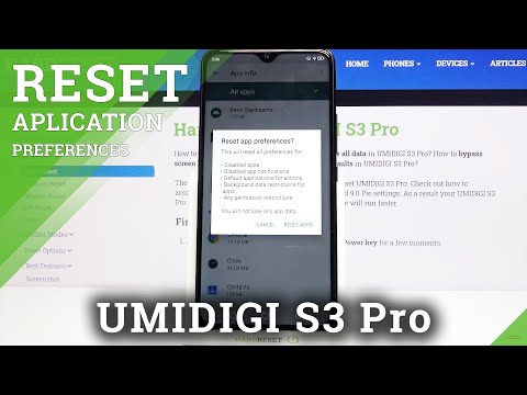 How to Reset App Preferences in UMIDIGI S3 Pro – Reset Options