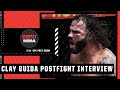 Clay Guida reacts to sub win vs. Leonardo Santos at #UFCVegas44 | UFC Post Show