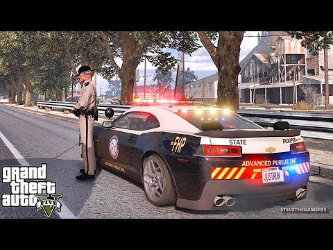 GTA 5 MODS LSPDFR 892 - FLORIDA HIGHWAY PATROL!!! (GTA 5 REAL LIFE PC MOD)