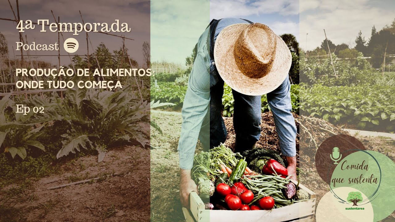 Podcast Comida que Sustenta  | T4E2 | Produção de alimentos: onde tudo começa