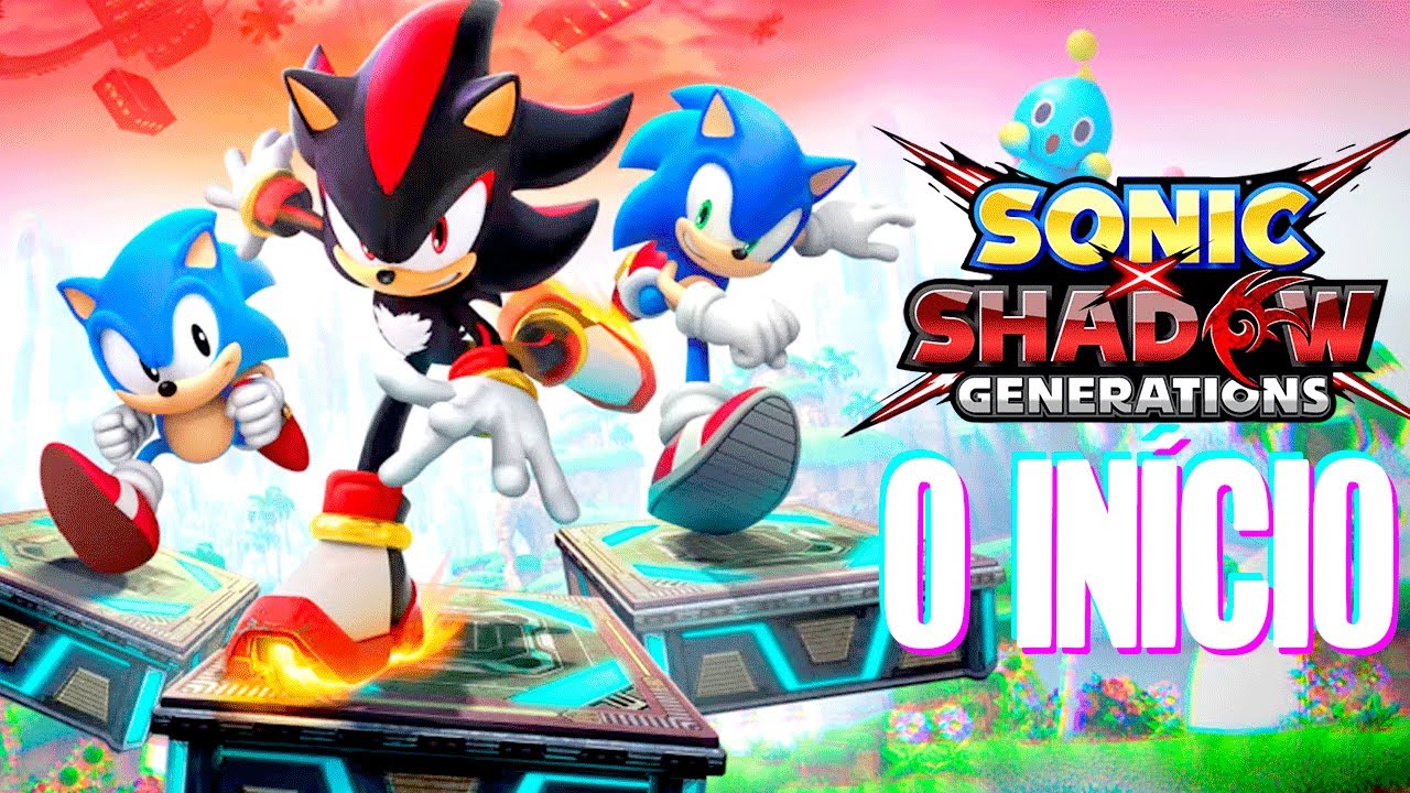 Sonic x Shadow Generations - O Início do NOVO Jogo de SONIC e Shadow no PS5 (Gameplay PT-BR)