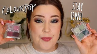 COLOURPOP STAY JEWEL COLLECTION | COMPARISON TO THEIR 9 PAN PALETTES