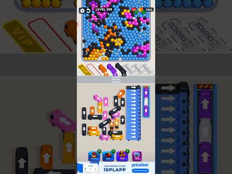 Bubble Bus 🚌: Parking Jam Puzzle Game level 358