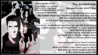 The Adventures - Heaven Knows Which Way ( + lyrics 1988)